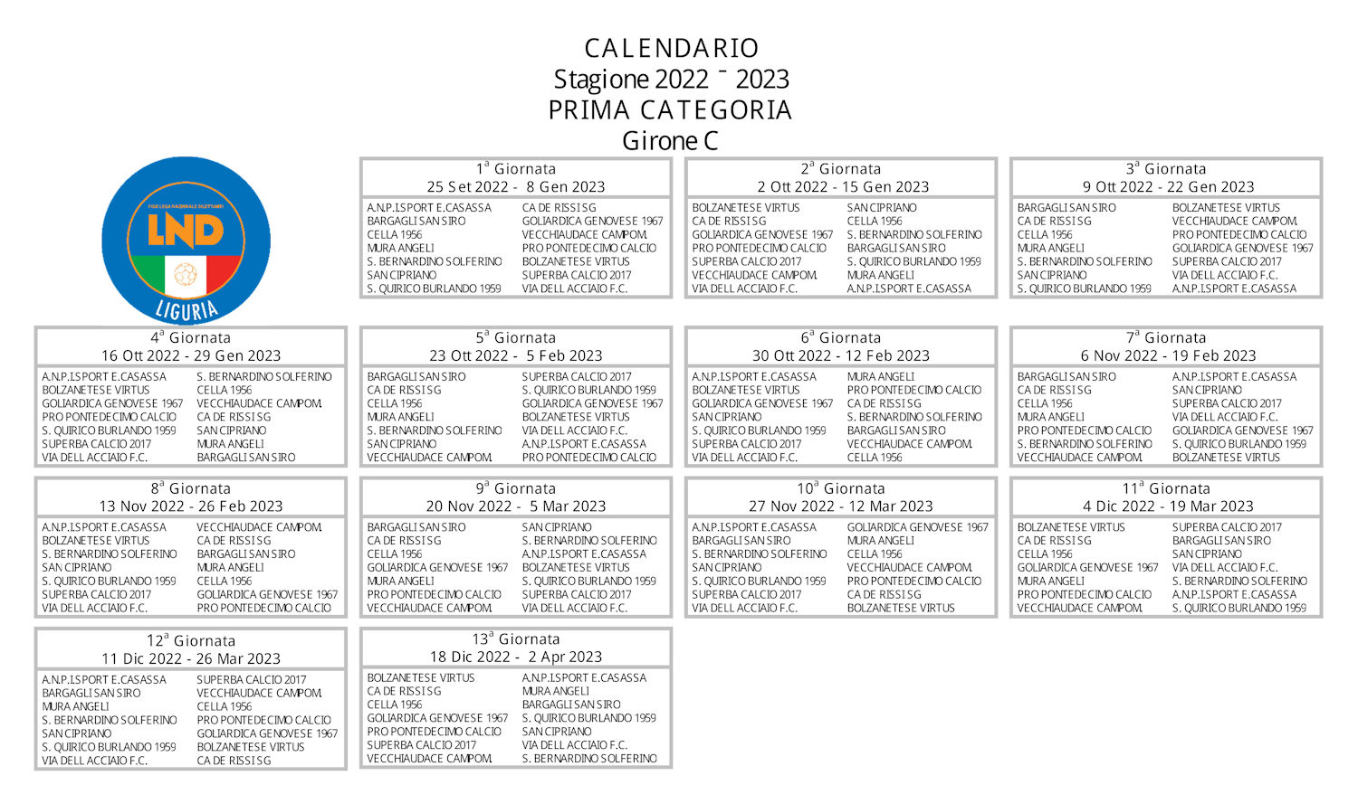 calendario